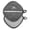 Gray, variant on Kitchen Mama Silicone Pot Holders - Heat Resistant, Non-Slip Surface, Dual Pocket Design (Red)