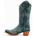 thumbnail image 3 of Planet Cowboy Women's Steel My Blues Psychedelic Suede Leather Western Boot Snip Blue 6 1/2 M  US, 3 of 7