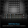 thumbnail image 3 of Pyle PT12050CH Pro Audio Bluetooth 6000 Watt 12 Channel Amplifier Sound Mixer Stereo Receiver, 3 of 7
