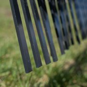Titan Attachments 3 Point 4 FT Landscape Rake for Compact Tractors, Fits Category 1 Hookup, Tow-Behind Garden Tool, Landscaper, and Grass Comb