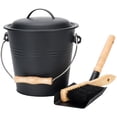 thumbnail image 1 of Cubo de ceniza MYFIREPLACEDIRECT de 5,7 L con tapa, pala y escoba, 1 of 8