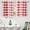 Red, variant on DriftAway Buffalo Checker Pattern Lined Thermal Insulated Blackout and Room Darkening Grommet Window Curtains Printed Plaid, 2 Panels, 52" x 36", Red