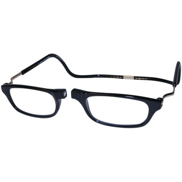 CliC Reading Glasses Expandable Black 3.50