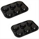 thumbnail image 1 of Cake Mold Muffin Pan 6-Hole Muffin Cup Baking Pan DIY Baking Pan, 1 of 5