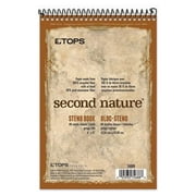 Second Nature Recycled Notebooks Gregg Rule, 6 x 9, White, 80 Sheets