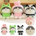 thumbnail image 2 of Plush Cat Toy - Soft Stuffed Animal - 23cm/9.06\, 2 of 7