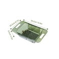 thumbnail image 3 of SMihono Closet Organizers and Storage for Clothes Fresh-keeping Refrigerator Storage Box Freezer Box Wholesale Sink Rack Telescopic Basket Plastic Kitchen Washing Basket Storage Trunks and Bag, 3 of 4