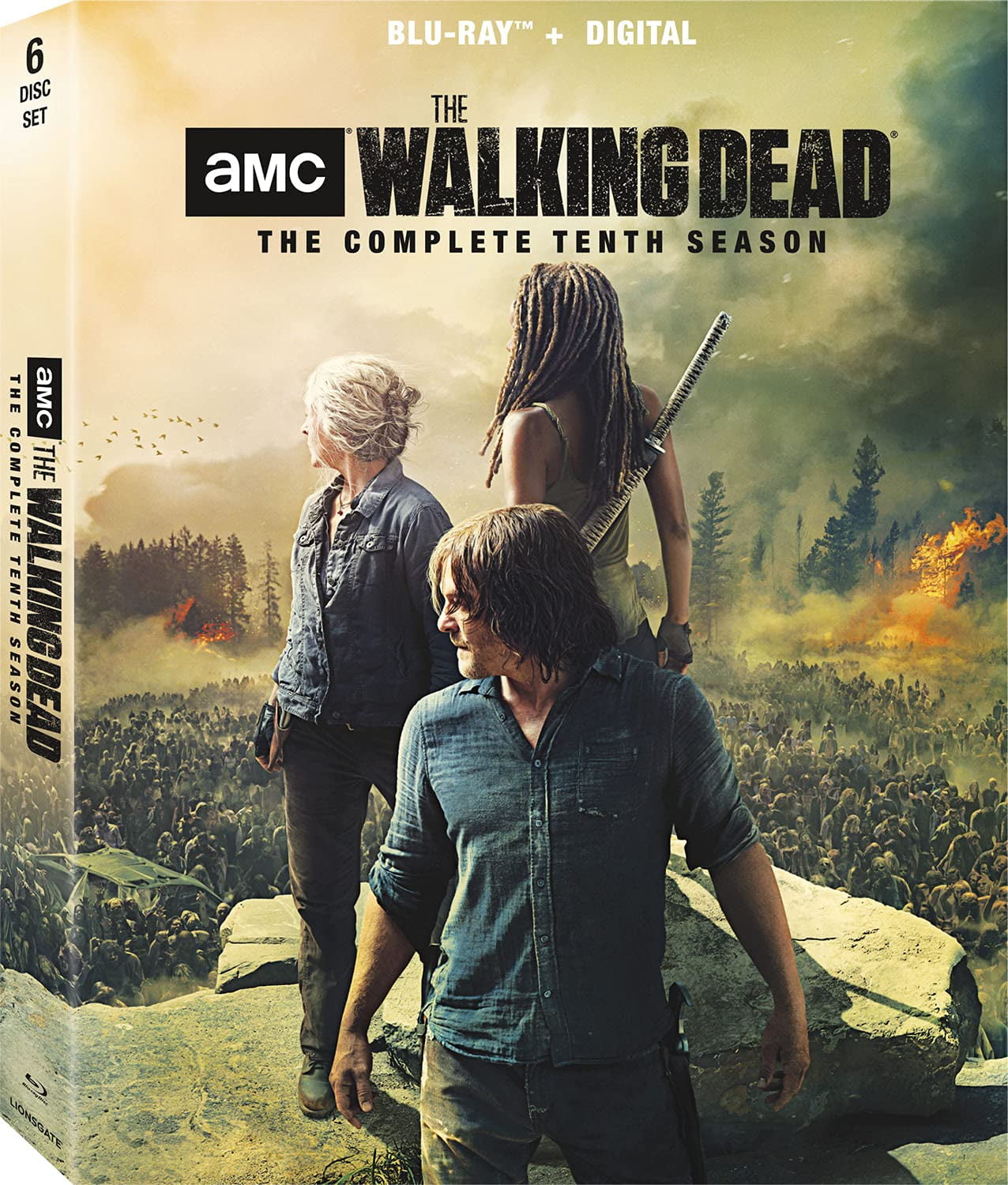 The Walking Dead Season 10 Blu Ray Digital Copy Walmart Com