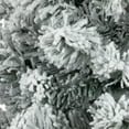 thumbnail image 4 of Northlight Medium Heavily Flocked Madison Pine  Artificial Christmas Tree - 3' - Unlit, 4 of 7