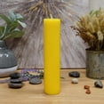 thumbnail image 2 of 2 x 9 Yellow Pillar Candle, 2 of 5