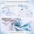 thumbnail image 6 of Sea Turtle Shower Curtain, Coastal Beach Decorative Fabric Bathroom Curtain Set with 12 Hooks, 71 x 71 Inch, 6 of 11