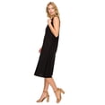 thumbnail image 4 of Black Linen Midi-Dress, 4 of 5
