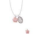 thumbnail image 2 of Delight Jewelry Resin Flying Pink Pig Best Mom Ever Charm Necklace, 2 of 4