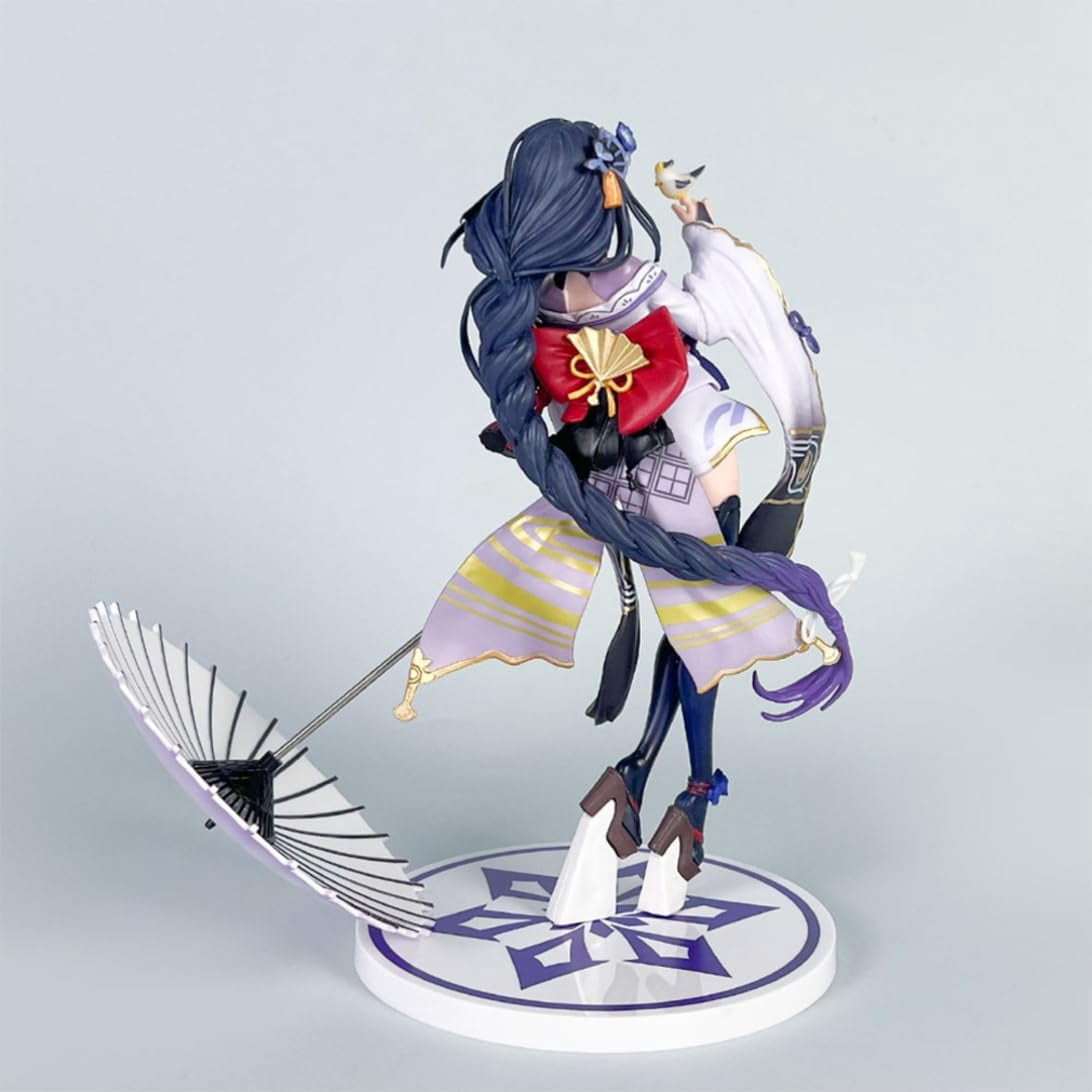New Genshin Impact Raiden Shogun (umbrella Ver) Character Anime Model Statue Action Figures Desktop Ornament Popular Decorations Fan Souvenirs Creative Gift Collectable