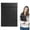 Black, variant on Premium Soft PU Leather A6 Clipboard, Leather Notebook, Wearproof Business File Holder, Multi-Color Small Size Writing Board, Journaling Notebooks, Pocket Size Office Document Organizer,I