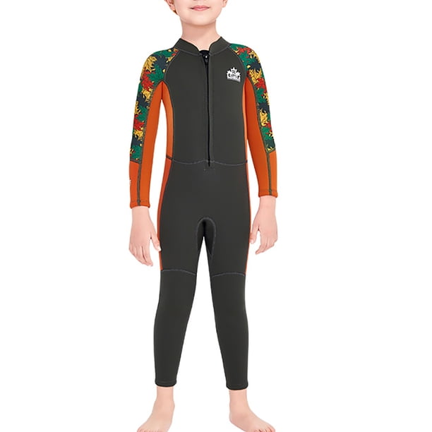 Greeniant Traje de buceo DIVE SAIL cuello elástico cálido mantenimiento 3 capas colorido impermeable bajo el agua playa jugando niños traje de Deportes acuáticos Gris L Greeniant OD003306-03