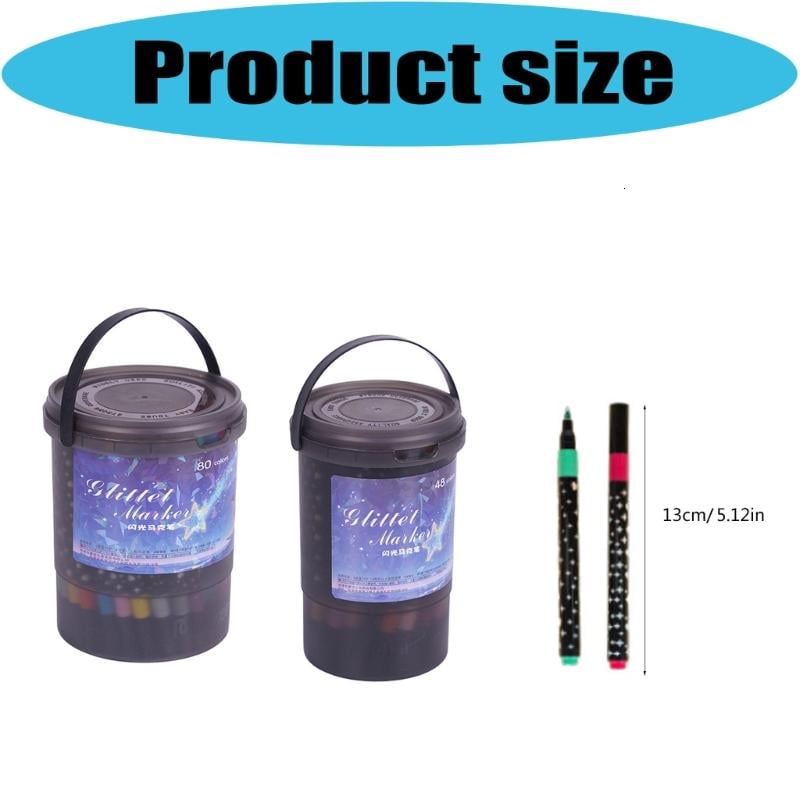 CEORPER Professional Acrylic Markers Colorful Palettes Layering Capacity Lightweight