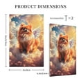 thumbnail image 3 of KLL Cute Cloud Pomeranian Pattern Electrical Outlet Covers, 3" x 5" 1 Pack Electric Receptacle Plug Covers for Decorator Receptacle Outlet & Switch-Style V, 3 of 6