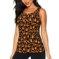 thumbnail image 2 of Picia Cute Squirrel Pattern Women's Workout Tank Top,Breathable Activewear,Slim Fit Athletic Top,Versatile Workout Moisture-wicking top-Medium, 2 of 9