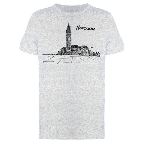 Morocco Sketch  T-Shirt Men -Image by Shutterstock, Male x-Large