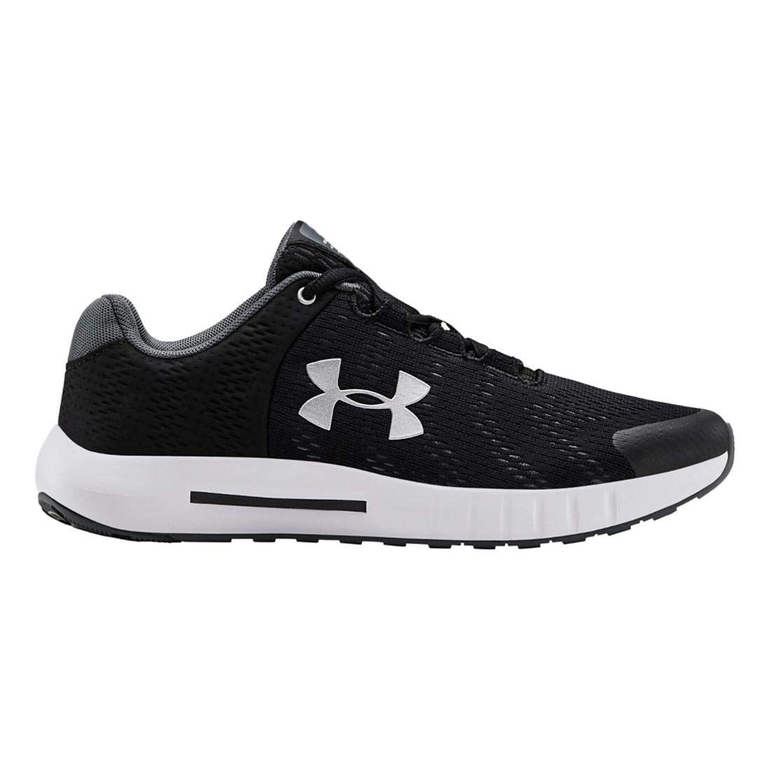 girls black under armour shoes