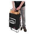 thumbnail image 6 of Creative Mark The ArtComber Foldable Chair Cart, Black - Artist Trolley With Adult-Sized Seat, Portable Plein Air Rolling Chairs, Multi Use - Personal Shopping, Groceries, Painting, Travel, Beach, 6 of 6
