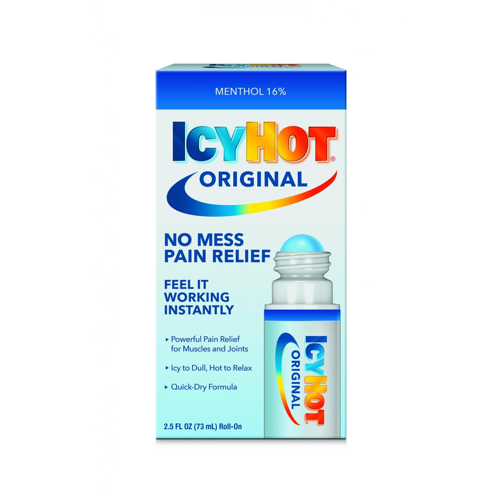 Icy Hot Medicated Max Strength (2.5 Oz.), NoMess Applicator Walmart