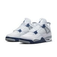 thumbnail image 3 of Men's Jordan 4 Retro "Midnight Navy" White/Midnight Navy (DH6927 140) - 9, 3 of 6