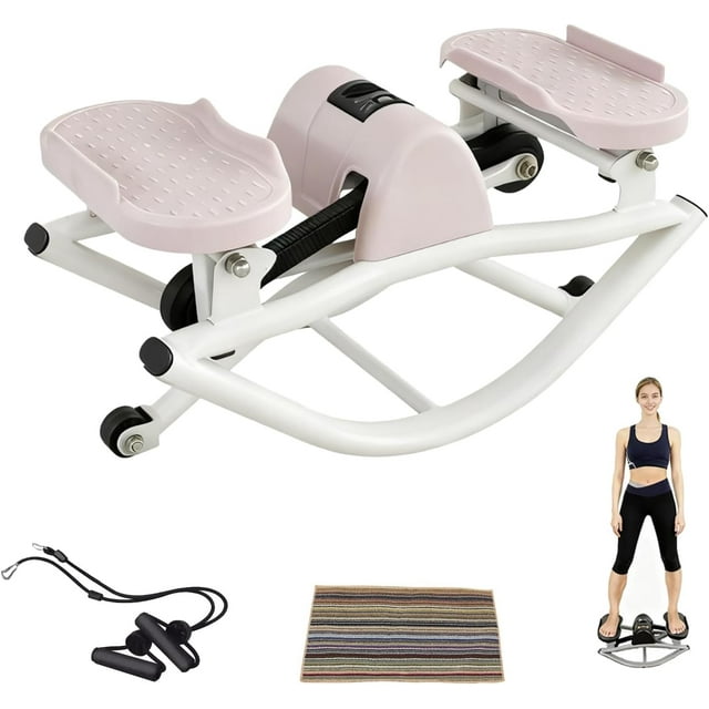 Rock Stepper,Step Rocker Side to Side,Lateral Rocking Fitness Stepper Home Workout Machine, Fitness Equipment Suitable for Home, Apartment, and Dormitory use