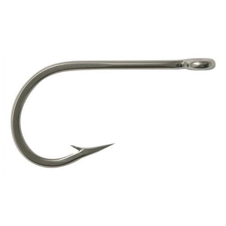 Mustad 7691S Big Game Southern and Tuna Stainless Steel Forged Fishing Hook  Fish Hook Tackle Equipment Tapered Ring Knife Point 