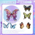 thumbnail image 2 of 24Pcs PVC Butterfly Magnet Screen Double Side Butterfly Magnetic Decal Waterproof Magnetic Fly Screen Sticker for Home Decor, 2 of 10