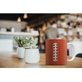 thumbnail image 6 of WIRESTER 11oz 325ml Ceramic Tea Cup Coffee Mug With Handgrip For Gift, Birthday, Anniversary, Christmas – Football Pattern, 6 of 7