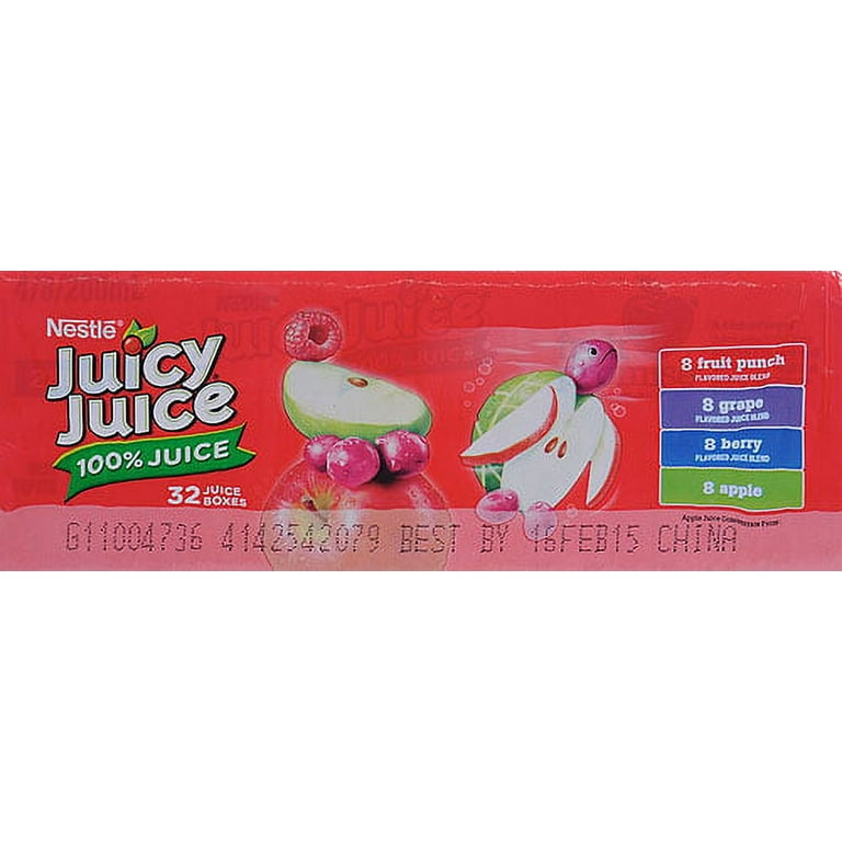 Nestle Juicy Juice Kids Fruit Drinks, Variety Pack, 32 Boxes, 6.75