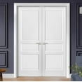 thumbnail image 4 of 3-Panel Slab Barn Door | Lucia 31 White Silk | Sturdy Finished Wooden Kitchen Pantry Shaker Doors | Pocket Closet Sliding-42" x 84", 4 of 4