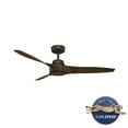 thumbnail image 2 of Hunter - Mosley Indoor/Outdoor Ceiling Fan, Wall Control, 52-inch, Premier Bronze, Industrial-style, 3-speed WhisperWind Motor, 50962, for Porches, Bathrooms, 2 of 16