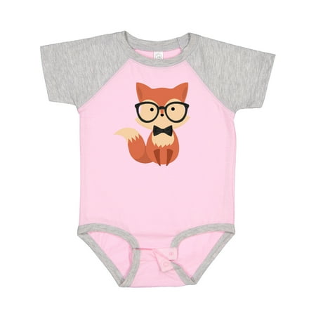 

Inktastic Cute Hipster Fox Gift Baby Boy or Baby Girl Bodysuit