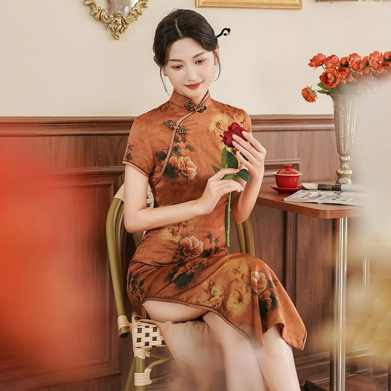 Chinese Dress - Qipao Traditional Chinese Oriental Clothing Women