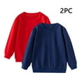 thumbnail image 2 of MKOSPLRT 2 Psc Sweatshirts for Girl Boy Crewneck Loose Fit Pullover Tops Long Sleeve Fall Sweat Shirts Lightweight Sweatshirts 1-9Y, 2 of 8