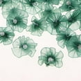 thumbnail image 3 of 40 Piezas Flores Hechas a Mano Macarena con Botón Pna para Bricolaje Damas Diadema Mujeres Accesorios Verde, 3 of 7