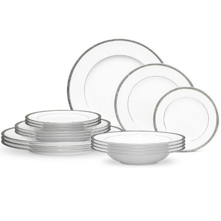 - NORITAKE ROCHELLE PLATINUM 16 piece value set