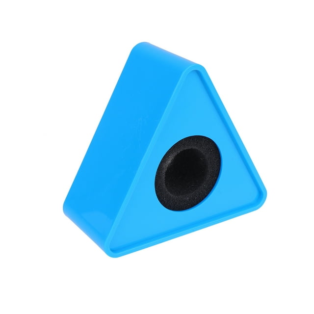 Le Microphone Marque le Protecteur Professionnel de Microphone de Support de Logo d'Entrevue pour les Journalistes (Bleu Triangle)