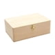 thumbnail image 5 of Caja de almacenamiento de madera portátil Resistente al desgaste con tapa Colección estable con cerradura Estuche de viaje para, 5 of 7