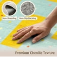 thumbnail image 6 of ODIKA 3'x5' Washable Accent Rug Bedside Checkered Retro Block Hopscotch Scattered Confetti Motif for Nursery Room, Pet Friendly & Non-Shedding, 6 of 7