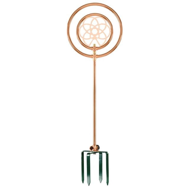 Orbit Schlagsprinkler Mit 3 Messingarmen – Bewässerungsregner Für Rasen Bis 15 M Durchmesser, Fahrbar & Einstellbar