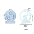 HOT SALE!OJGEha Silicone Moulds Easter Silicone Moulds Casting Moulds