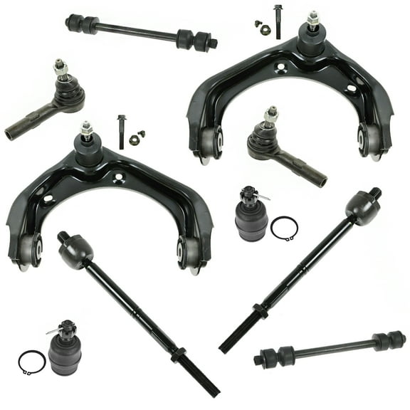 TRQ 10 pc Steering & Suspension Kit Control Arms Ball Joints Tie Rods End Links PSA60036 Fits select: 2006-2010 FORD EXPLORER, 2007-2010 FORD EXPLORER SPORT TRAC