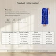 thumbnail image 7 of Lejafay Sequin Casual Pants for Girls Kids Elastic Waist Sparkling Trousers Royal Blue 6, 7 of 7