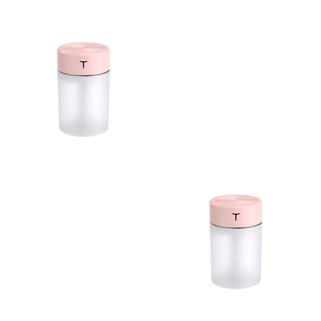 Moyic Mini humidificador ambientador difusor de Aroma 360ML rociador de niebla operación Simple accesorios para el hogar suministros para el Rosa 2piezas