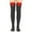 C-B615, variant on DHFJKG Christmas Socks For Womens Bowknot Solid Color Thigh High Socks Over The Knee Festival Soft Stockings