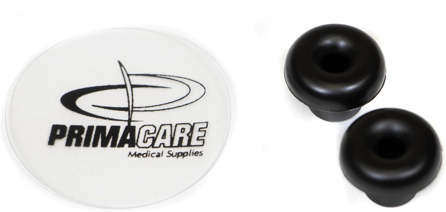 Primacare DS-9291-BK-3 Classic Series Pediatric Dual Head Stethoscope, 22" Length, Black, Pack of 3 Stethoscopes